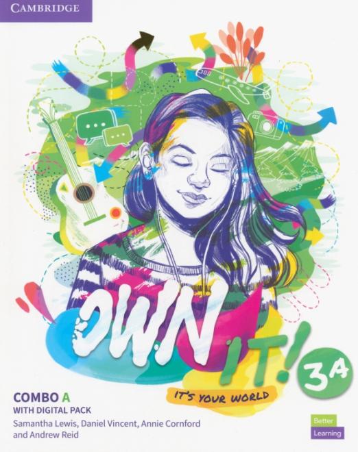 Own it! 3A Combo A with Digital Pack Учебник  Рабочая тетрадь с онлайн кодом Часть 1 - 1