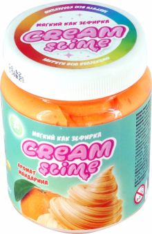 Cream-Slime с ароматом мандарина, 250 гр.
