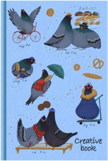 Записная книжка Nice Birds. Creative book, 112 листов, А5