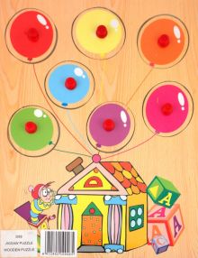 Игрушка деревянная Воздушные шары