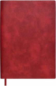 Ежедневник недатированный Шеврет, красный, А5, 120 листов