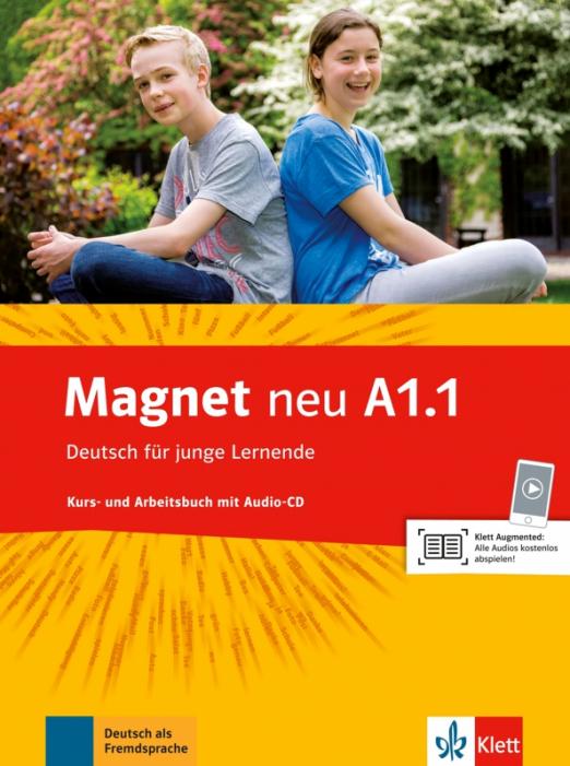 Magnet NEU A1.1  Kurs- und Arbeitsbuch + CD / Учебник + рабочая тетрадь + CD (часть 1) - 1