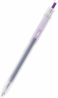Ручка гелевая автоматическая Delight, фиолетовая