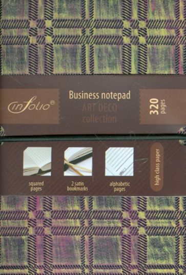 Бизнес-блокнот In Folio "Art Deco" (metal bordo) (1028) Бизнес-блокнот In Folio "Art Deco" (metal bordo) (1028)