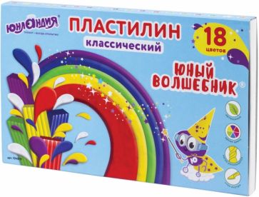 Пластилин "Юнландия", 18 цветов (104819) Пластилин "Юнландия", 18 цветов (104819)