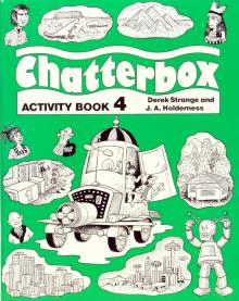 Strange Derek & Holderness J.A. - Chatterbox 4 (Activity Book) обложка книги Strange Derek & Holderness J.A. - Chatterbox 4 (Activity Book) обложка книги