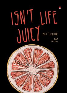 Блокнот-престиж Juicy Life. Грейпфрут, А4, 160 листов, клетка