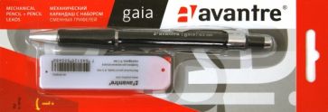 Карандаш механический "Gaia" + грифели (MP03SET) Карандаш механический "Gaia" + грифели (MP03SET)
