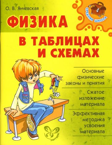 Ольга Янчевская - Физика в таблицах и схемах обложка книги Ольга Янчевская - Физика в таблицах и схемах обложка книги