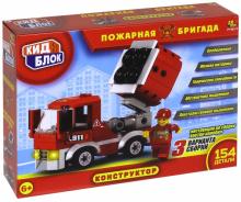 Конструктор "Пожарная бригада" (154 детали) (РТ-00573/РТ-00753)