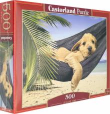 Puzzle-500. Щенок в гамаке (В-51144)