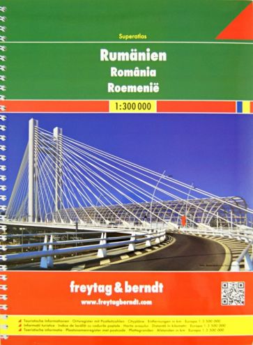 Romania. Superatlas 1:300000 обложка книги Romania. Superatlas 1:300000 обложка книги