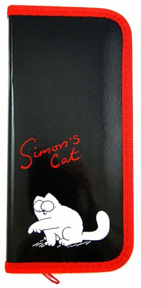 Пенал на молнии "Simon's Cat". Малый. Без наполнения (503-0001-SC/BK) Пенал на молнии "Simon's Cat". Малый. Без наполнения (503-0001-SC/BK)
