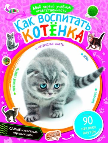 Как воспитать котёнка обложка книги Как воспитать котёнка обложка книги