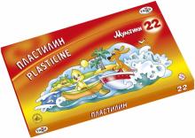 Пластилин 22 цвета "Мультики" (210119_03)