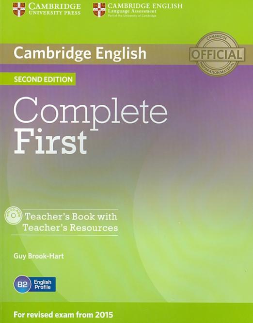 Complete First (Second Edition) Teacher's Book with Teacher's Resources (+CD) / Книга для учителя с ресурсами + CD - 1