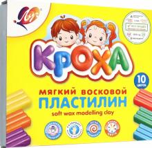 Мягкий пластилин "Кроха" (10 цветов) (12С875-08)