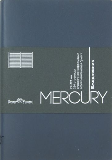 Ежедневник недатированный "Mercury" (А6-, темно-синий) (3-451/04) Ежедневник недатированный "Mercury" (А6-, темно-синий) (3-451/04)