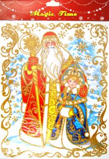 Украшение новогоднее оконное "Дед Мороз" (22255) Украшение новогоднее оконное "Дед Мороз" (22255)