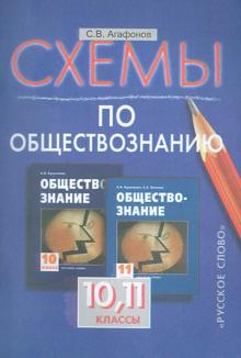 Сергей Агафонов - Схемы по обществознанию. 10-11 классы обложка книги Сергей Агафонов - Схемы по обществознанию. 10-11 классы обложка книги