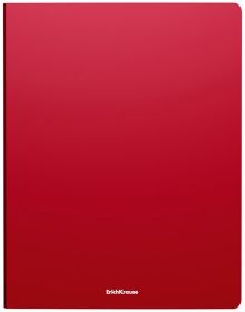Папка файловая пластиковая, Matt Classic, А4, красная