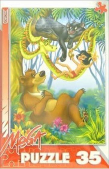 Пазл-35. Mega П0035234 Маугли и Балу обложка книги Пазл-35. Mega П0035234 Маугли и Балу обложка книги