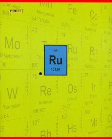 Тетрадь 48 листов "Chemical elements" линейка (6485121100) Тетрадь 48 листов "Chemical elements" линейка (6485121100)