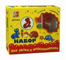 Набор для лепки и моделирования "Кроха" с формочками (21С 1387-08) Набор для лепки и моделирования "Кроха" с формочками (21С 1387-08)