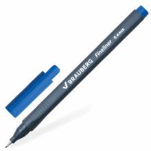 Линер "Fineliner" (синий, 0,4 мм, супертонкий металлический наконечник) (141522)