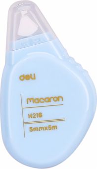 Корректор-лента 5м х 5мм "Deli Macaron" в ассортименте (EH21606)