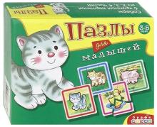 Пазлы для малышей. 6 домашних животных (2585)