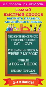 Самый быстрый способ выучить правила английского языка. 2-4 классы