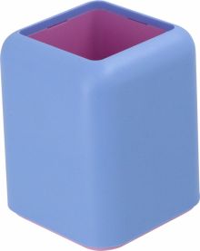 Подставка настольная пластиковая Forte. Pastel Bloom, голубой с фиолетовым