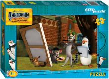 Step Puzzle-104 "Пингвины из Мадагаскара" (82140)