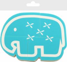 Ластик составной из 4-х частей "Слон"