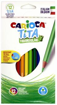 Набор пластиковых карандашей "Tita" (12 цветов) (42786)