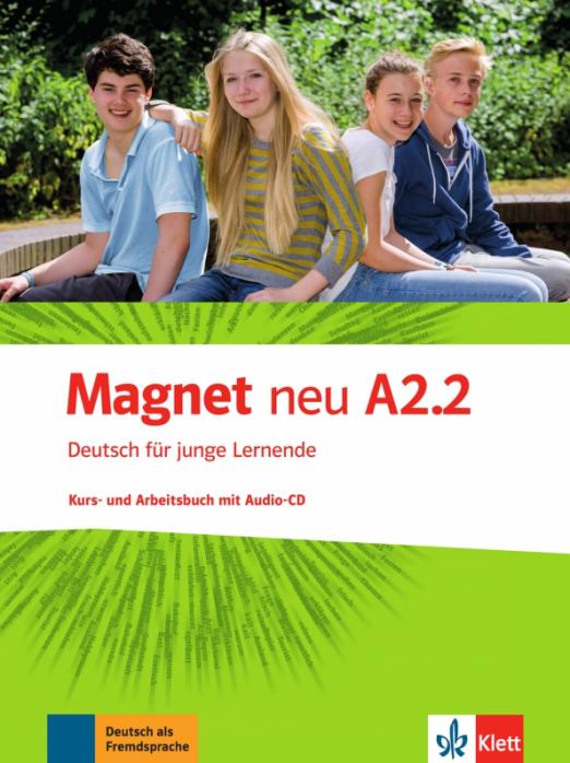 Magnet neu A2.2 Kurs- und Arbeitsbuch mit Audio / Учебник + рабочая тетрадь + аудио (часть 2) - 1
