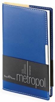Ежедневник недатированный "Metropol" (А6, синий) (3-492/01) Ежедневник недатированный "Metropol" (А6, синий) (3-492/01)