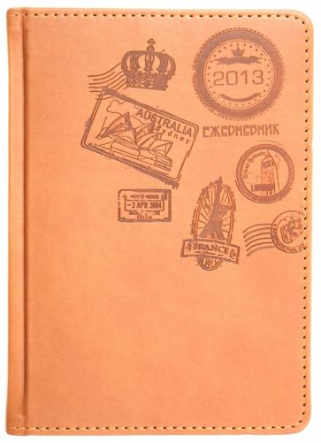 Ежедневник датированный "Винер" В6, бронза (25638) Ежедневник датированный "Винер" В6, бронза (25638)