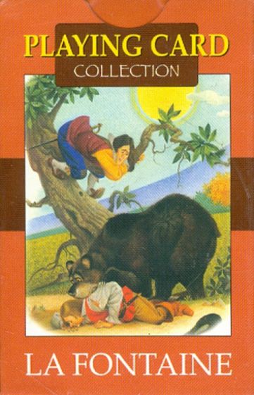 Игральные карты "Басни Лафонтена" обложка книги Игральные карты "Басни Лафонтена" обложка книги