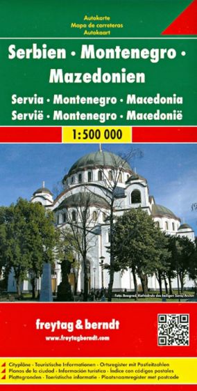 Serbia - Montenegro - Macedonia 1:500 000 обложка книги Serbia - Montenegro - Macedonia 1:500 000 обложка книги