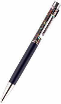 Ручка шариковая автоматическая Black sand, синяя