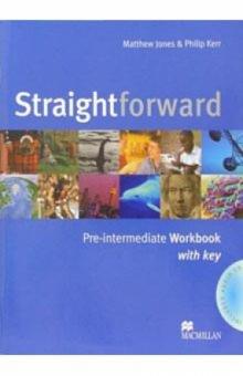 Matthew Jones - Straightforward: Pre-Intermediate: Workbook wiht key (+ CD) обложка книги Matthew Jones - Straightforward: Pre-Intermediate: Workbook wiht key (+ CD) обложка книги