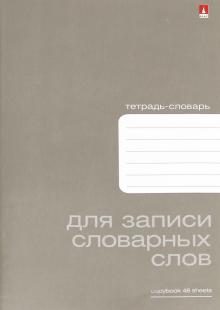 Тетрадь для записи словарных слов "Platinum" (48 листов, А6) (7-48-419)