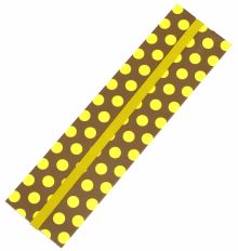 Закладка для книг "Желтый горох" с резинкой (42922)