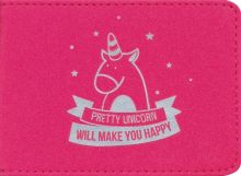 Обложка для студенческого билета "Unicorn" (IST017/pink)