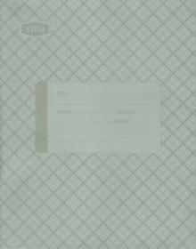 Тетрадь с пластиковой обложкой. 12 листов. В линию. Серый металлик (120110) Тетрадь с пластиковой обложкой. 12 листов. В линию. Серый металлик (120110)