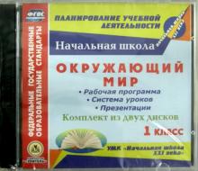 Окружающий мир. 1 класс. Рабочая программа и система уроков (2CD)