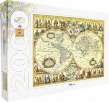 Puzzle-2000 "Историческая карта мира" (84003)