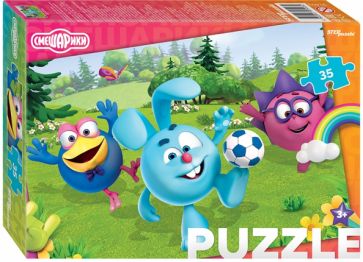 91403 Мозаика "puzzle" 35 "Смешарики (new)" обложка книги